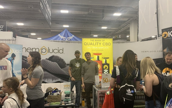 Hemplucid CBD booth at Fitcon 2019