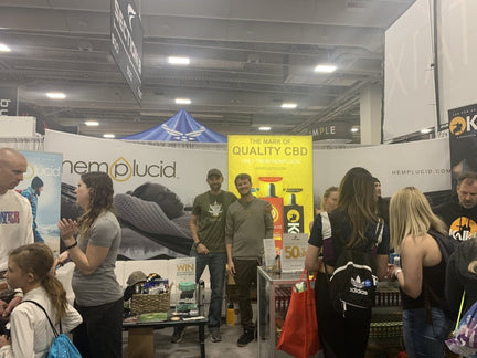 Hemplucid CBD booth at Fitcon 2019