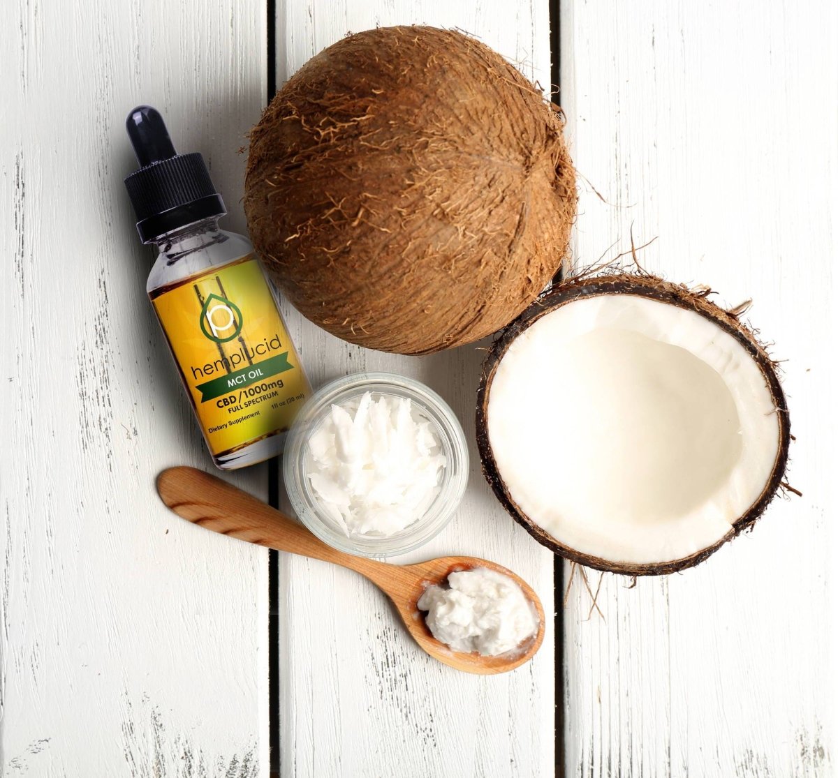 Hemplucid CBD in MCT oil by coconut