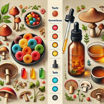 Gummies vs. Tinctures: Which Form of Mushroom Supplement Is Right for You?