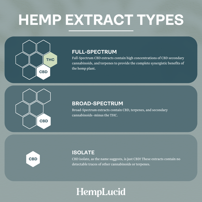 Understanding Hemp Extract Types
