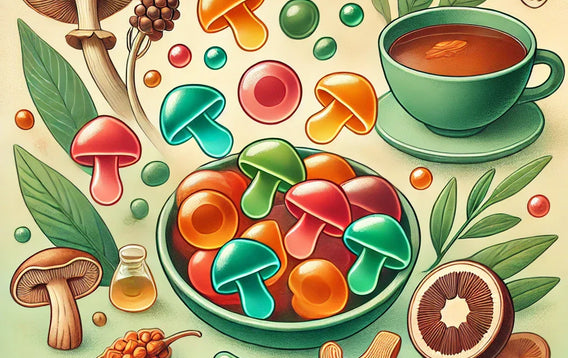 Mushroom Gummies for Stress Relief: Comparing Popular Adaptogens