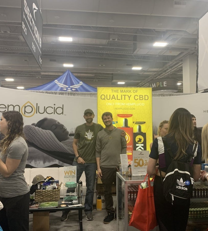 Hemplucid CBD booth at Fitcon 2019