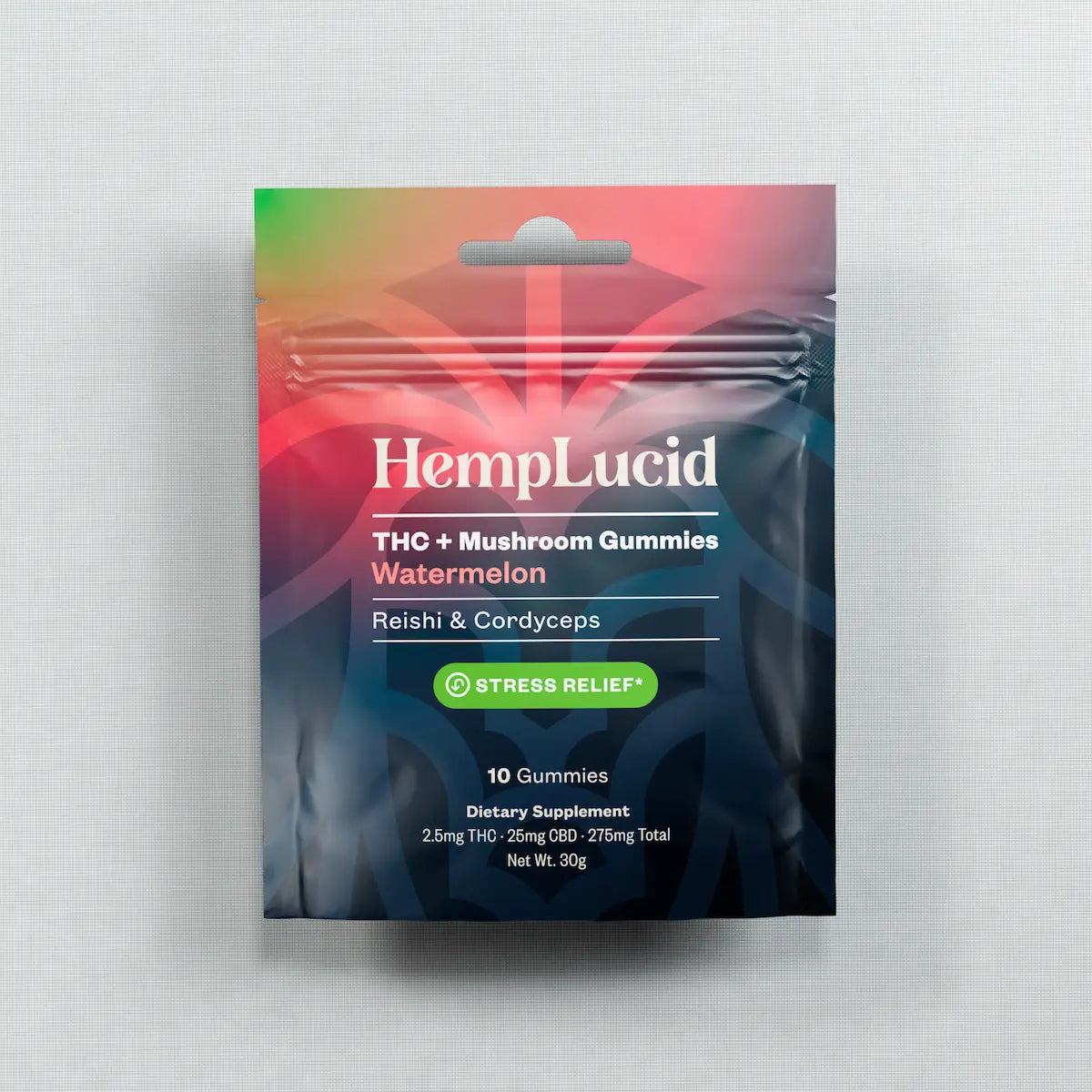 Stress Mushroom THC Gummies - Watermelon