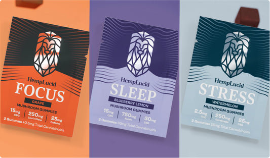 Focus Sleep & Stress Mushroom + Cannabinoid Gummies - Sample Pack