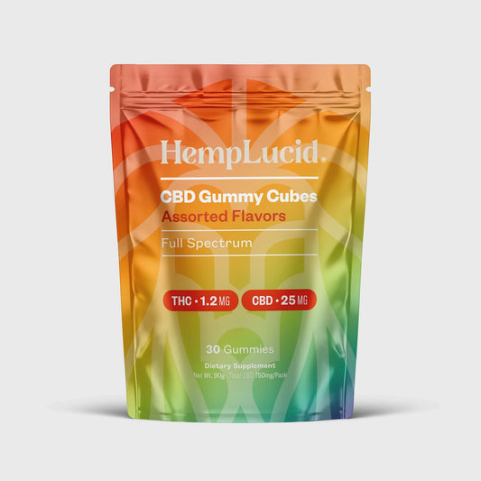 Organic Full-Spectrum CBD - Gummy Cubes