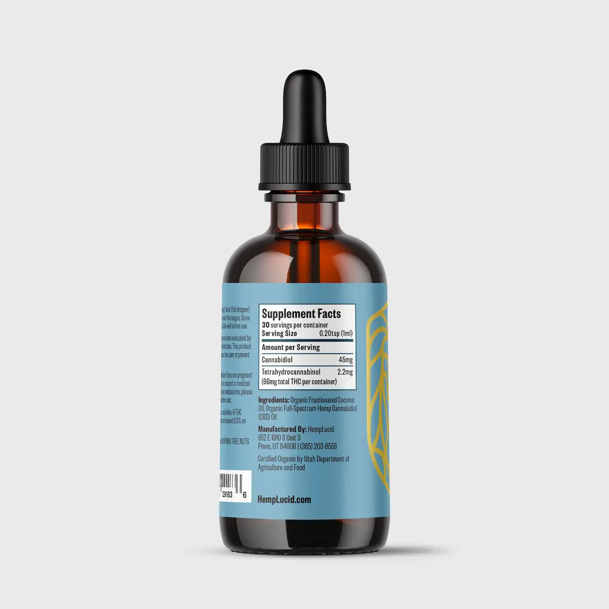Organic Full-Spectrum CBD in MCT Oil - Natural Flavor