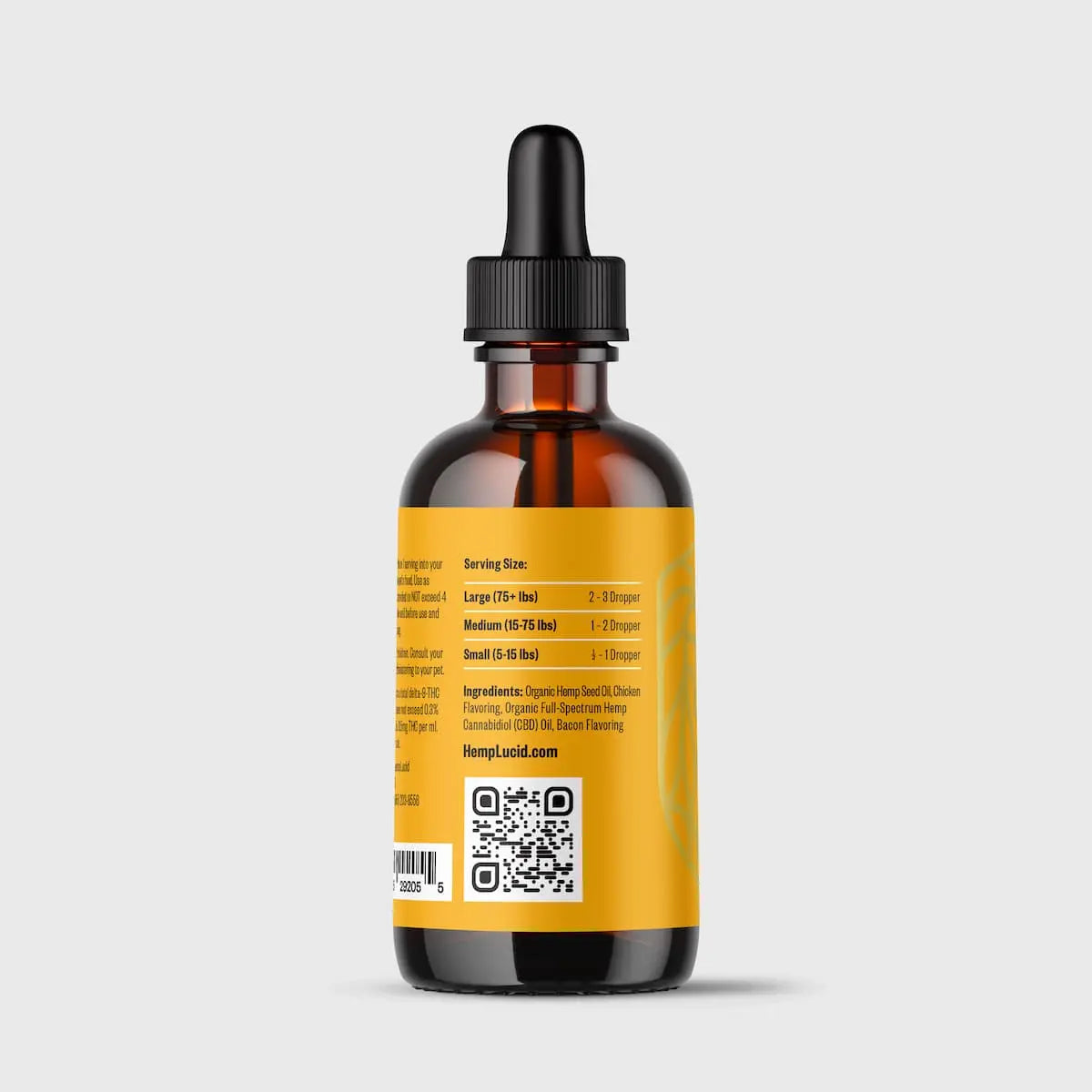 Organic Full-Spectrum CBD for Dogs & Pets Tincture - Chicken Flavor