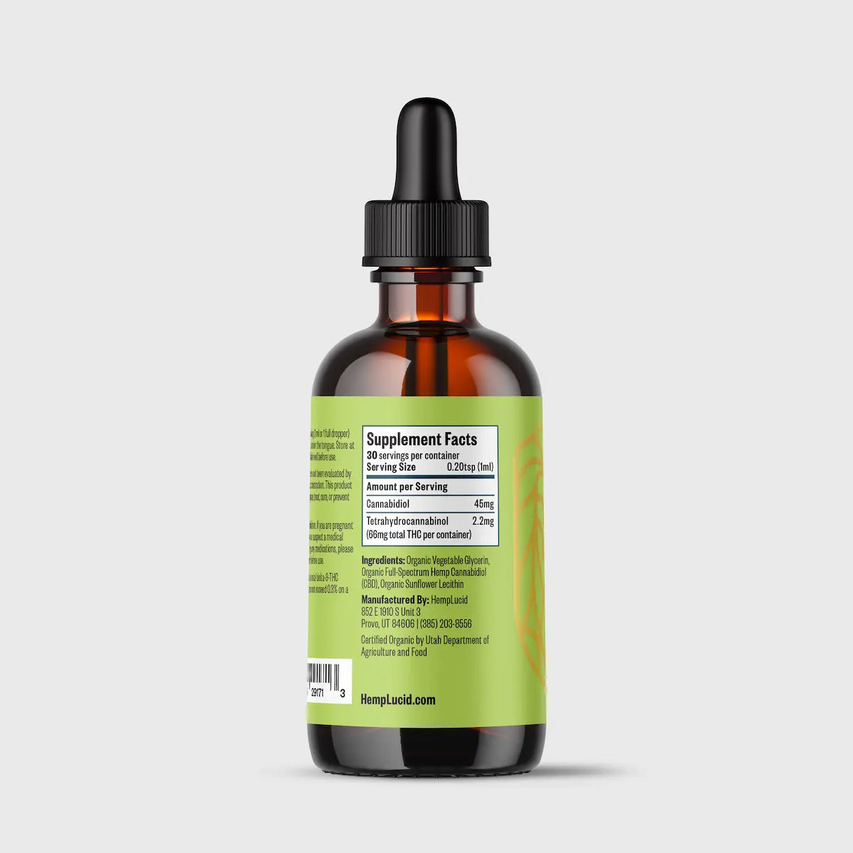 Organic Full-Spectrum Water Soluble CBD - Natural Flavor