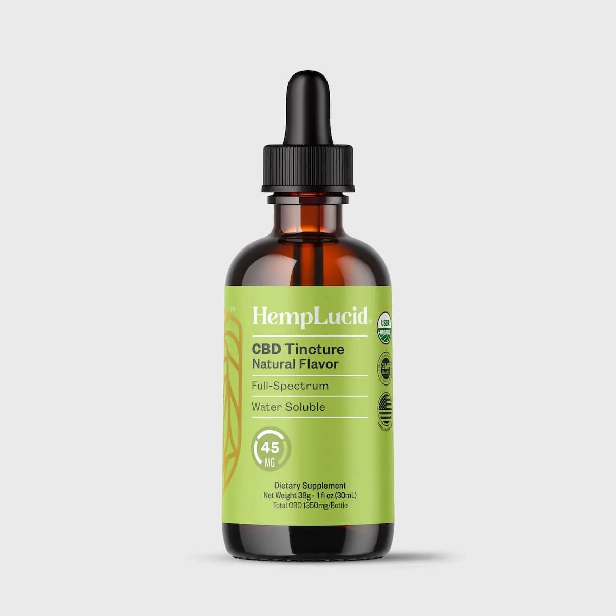Organic Full-Spectrum Water Soluble CBD - Natural Flavor