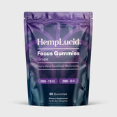 Focus Mushroom CBG Gummies - Grape
