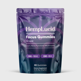 Focus Mushroom CBG Gummies - Grape