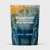 Sleep Mushroom CBN Gummies - Blueberry Lemon