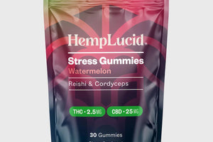 Stress Mushroom THC Gummies - Watermelon