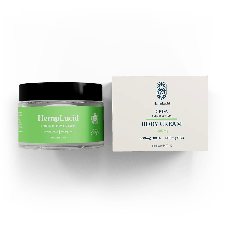 Organic Full-Spectrum CBDA CBD Body Cream