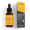 HempLucid CBD Full-Spectrum Pet Tincture in chicken flavor, 10mg CBD per serving, 300mg total, displayed alongside its white packaging box highlighting USDA Organic certification.