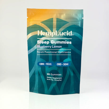 Sleep Mushroom CBN Gummies - Blueberry Lemon