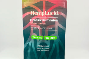 Stress Mushroom THC Gummies - Watermelon