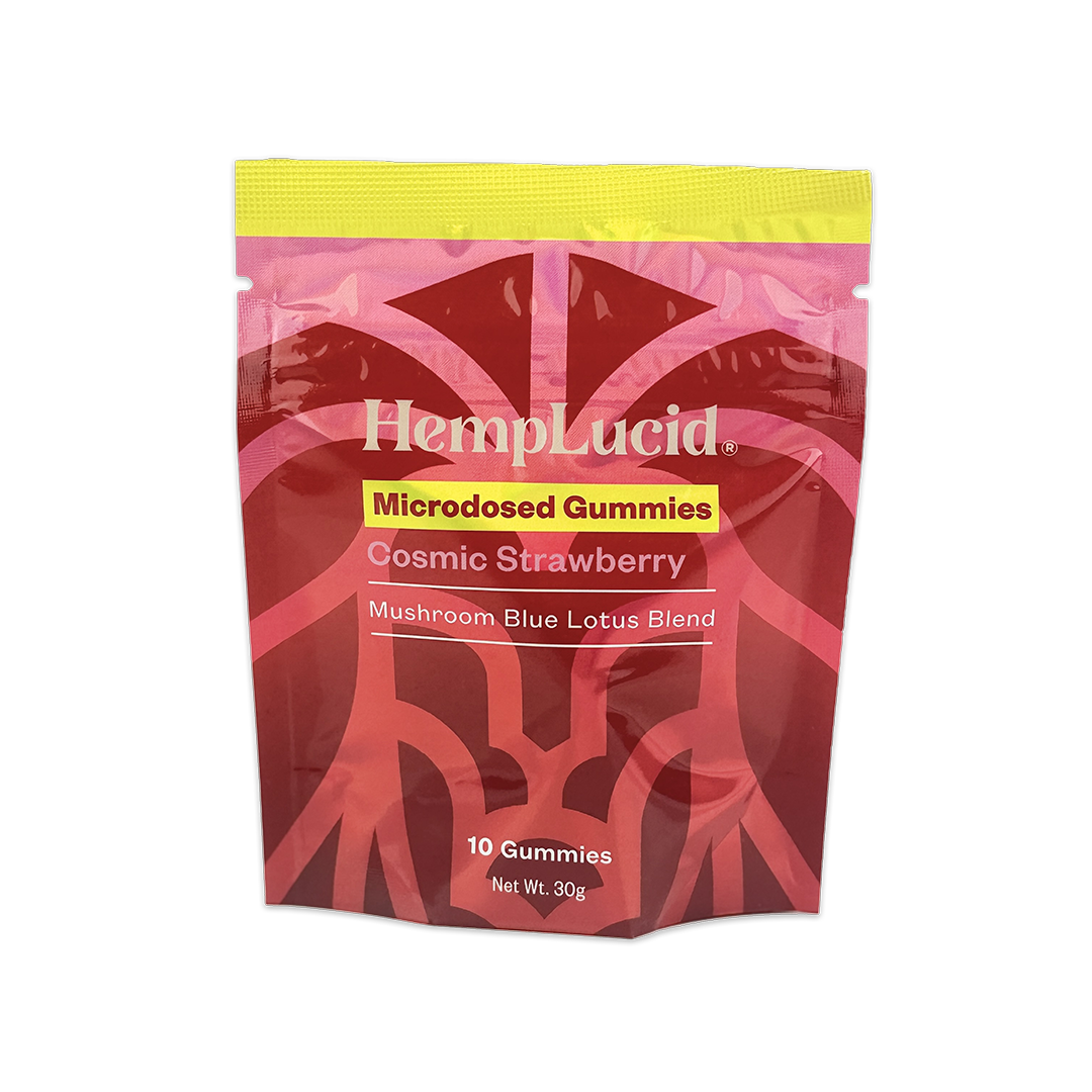 Microdosed Nootropic & Blue Lotus Gummies 10 pack - Cosmic Strawberry