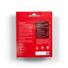 Back view of HempLucid D9 THC Watermelon Gummies pouch, displaying suggested use, supplement facts, and ingredients.