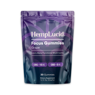 Focus Mushroom CBG Gummies - Grape
