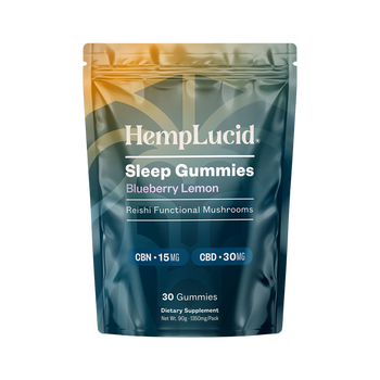 Sleep Mushroom CBN Gummies - Blueberry Lemon
