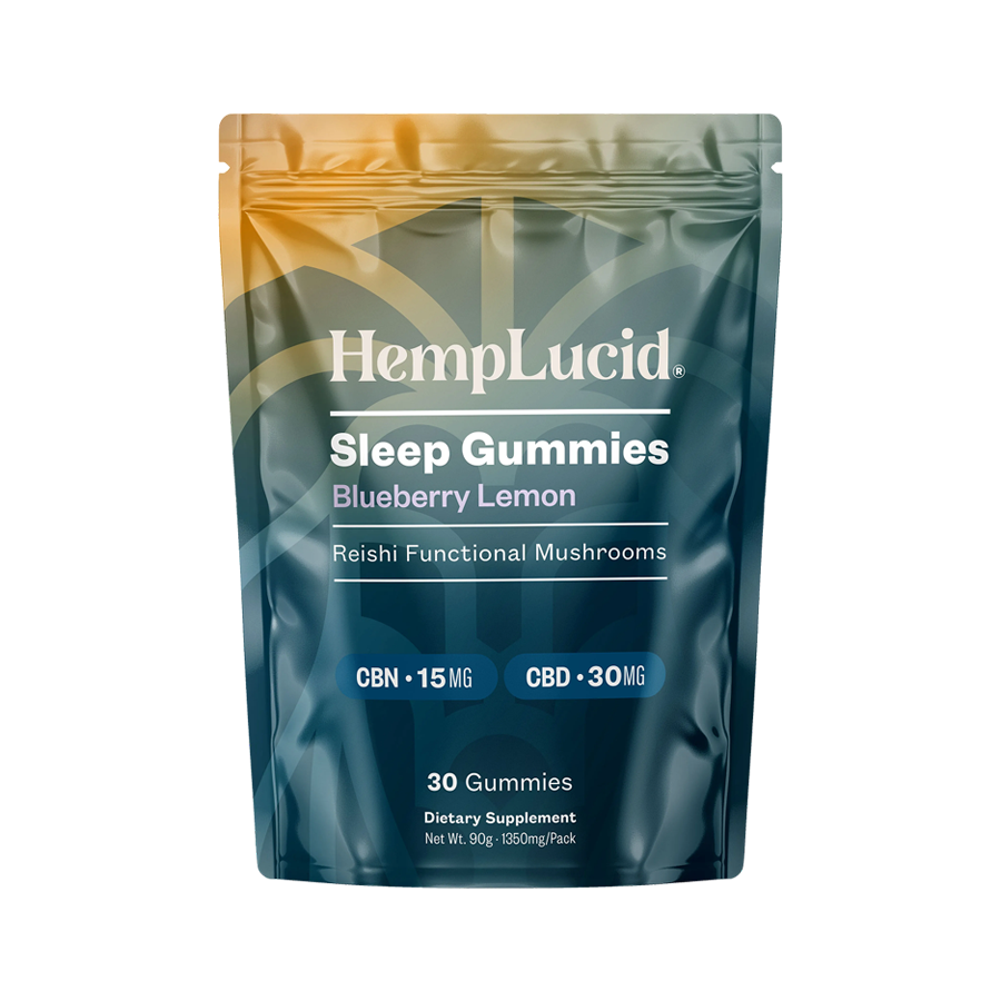 Sleep Mushroom CBN Gummies - Blueberry Lemon