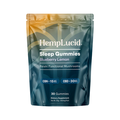 Sleep Mushroom CBN Gummies - Blueberry Lemon