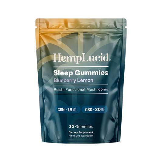 Sleep Mushroom CBN Gummies - Blueberry Lemon