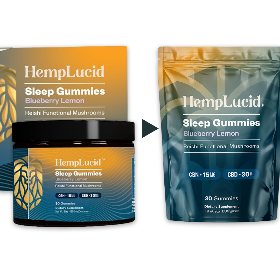 Sleep Mushroom CBN Gummies - Blueberry Lemon