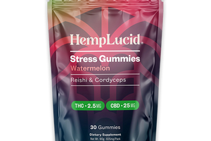 Stress Mushroom THC Gummies - Watermelon