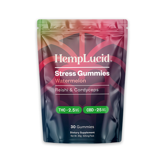 Stress Mushroom THC Gummies - Watermelon